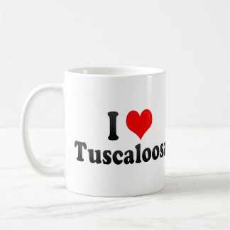 Jag älskar Tuscaloosa, United States Kaffemugg
