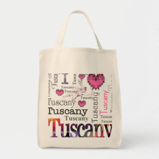 Jag älskar Tuscany Tygkasse