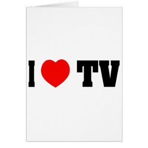 Jag älskar TV:N Hälsningskort