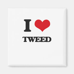 Jag älskar Tweed Magnet