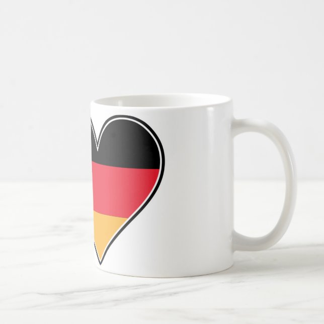 Jag älskar Tyskland Kaffemugg (Höger)