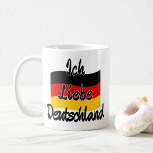 Jag älskar Tyskland Kaffemugg