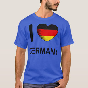 Jag älskar Tyskland Mitt hem Mitt land 2 T Shirt