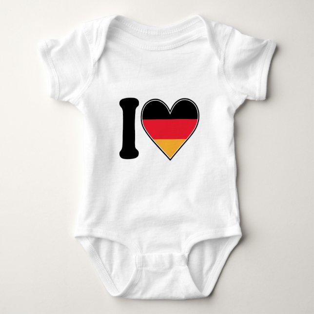 Jag älskar Tyskland T-shirt (Framsida)