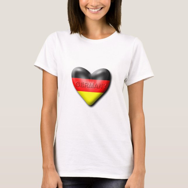 Jag älskar Tyskland T-shirt (Framsida)