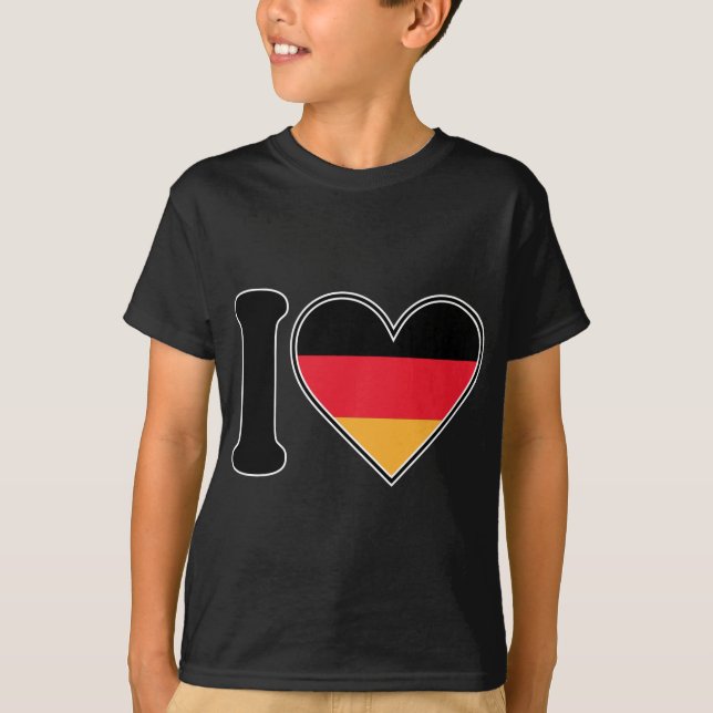 Jag älskar Tyskland Tee (Framsida)