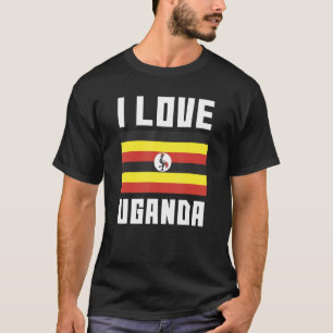 Jag älskar Uganda Jag älskar Uganda Familjeresor U T Shirt