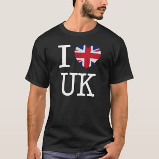 Jag älskar UK-skjortan (mörk) Tröja