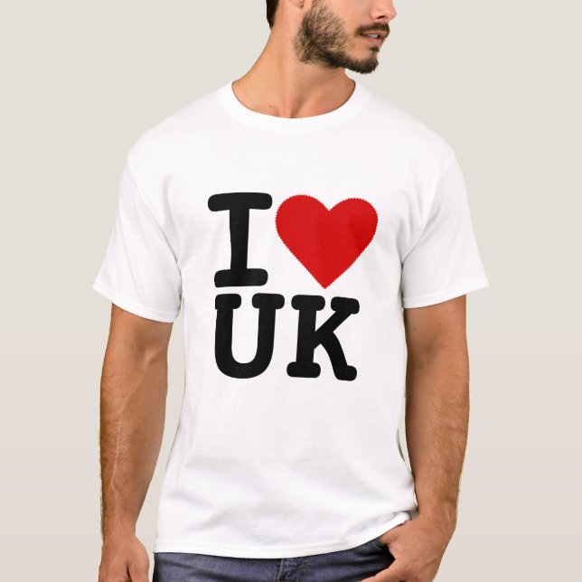 Jag älskar UK T-shirt (Framsida)