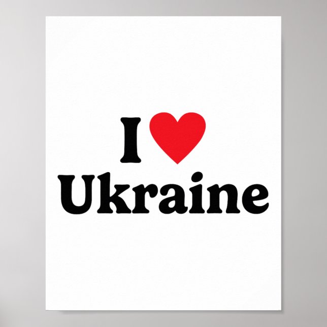 Jag älskar Ukraina 1  Poster (Framsidan)