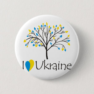 Jag älskar Ukraina Knapp