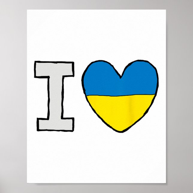 Jag älskar Ukraina  Poster (Framsidan)
