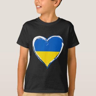 Jag älskar Ukraina - Stå med Ukraina - Ukrainas fl T Shirt