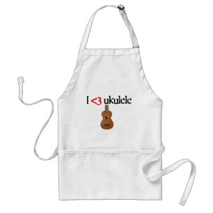 Jag älskar ukulelen förkläde