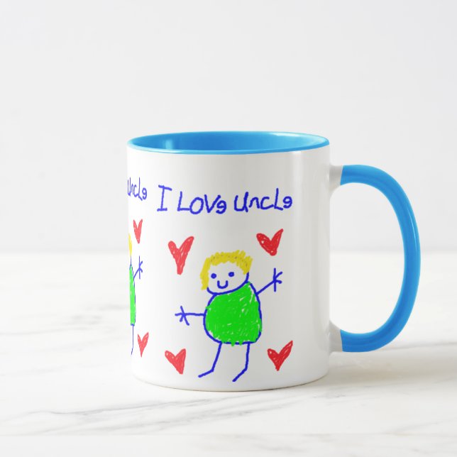 Jag älskar unclen mugg (Höger)