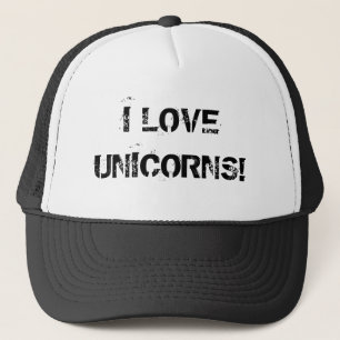 JAG ÄLSKAR UNICORNSHATTEN TRUCKERKEPS
