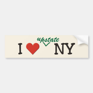 Jag älskar UPSTATE NY Bildekal