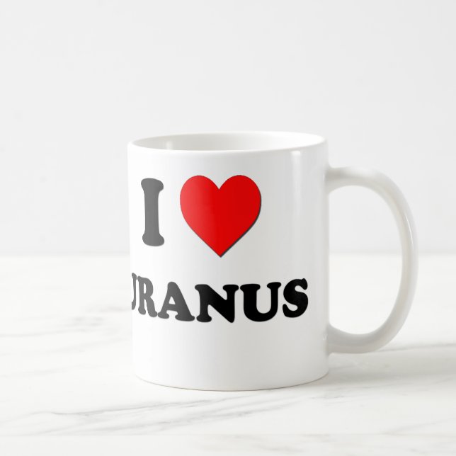 Jag älskar Uranus Kaffemugg (Höger)