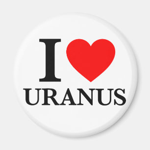 Jag älskar Uranus Magnet