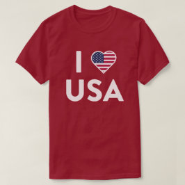 Jag älskar USA Amerika 250-årsjubileum T-shirt