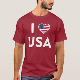 Jag älskar USA Amerika 250-årsjubileum T-shirt