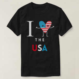 Jag älskar USA, blk Manar T Shirt