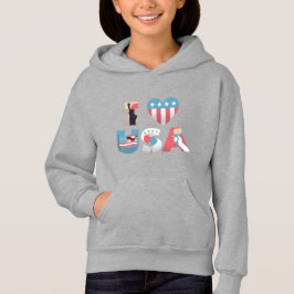 Jag ÄLSKAR USA Design T Shirt