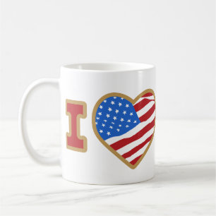 Jag älskar USA muggar