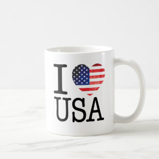 Jag älskar USA muggen Kaffemugg