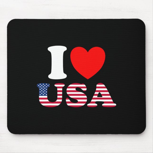 Jag älskar USA  Musmatta (Framsidan)