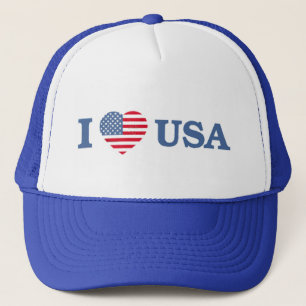 Jag älskar USA Truckerkeps