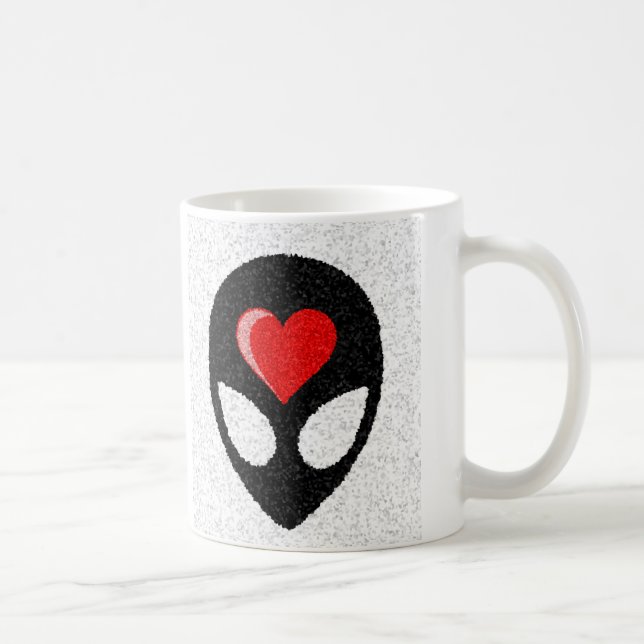 JAG ÄLSKAR utomjordingar! Kaffemugg (Höger)