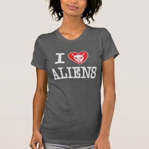Jag älskar utomjordingar t shirt