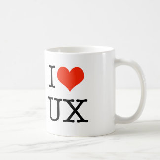 Jag älskar UX-muggen Kaffemugg