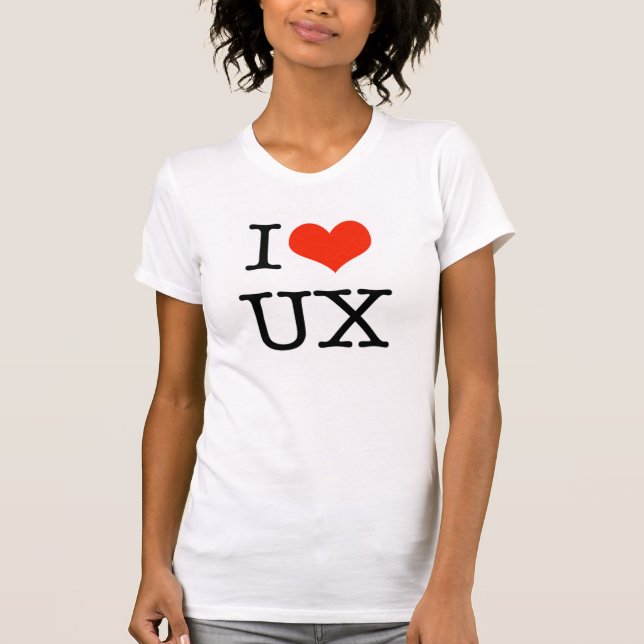Jag älskar UX T-shirt (Framsida)