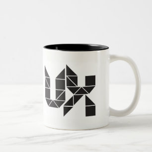 Jag älskar UX Två-Tonad Mugg