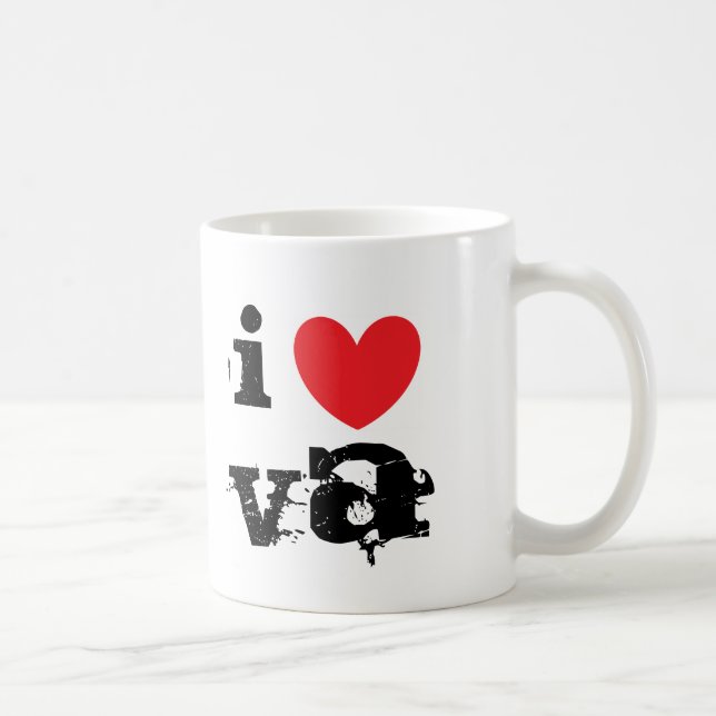 Jag älskar VA-muggen Kaffemugg (Höger)