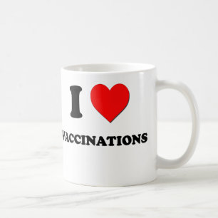 Jag älskar Vaccinations Kaffemugg