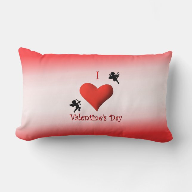 Jag älskar Valentindagen Mojo Lumbar Pillow Lumbarkudde (Framsida)