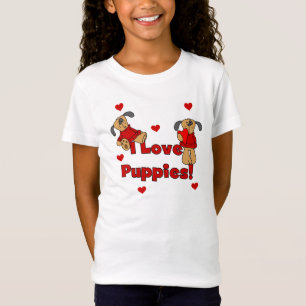 Jag älskar valpTshirts och gåvor T Shirt