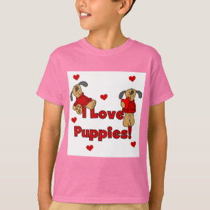 Jag älskar valpTshirts och gåvor Tröja