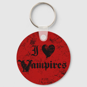 Jag älskar vampyrer nyckelring