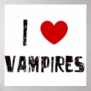 Jag älskar vampyrer poster