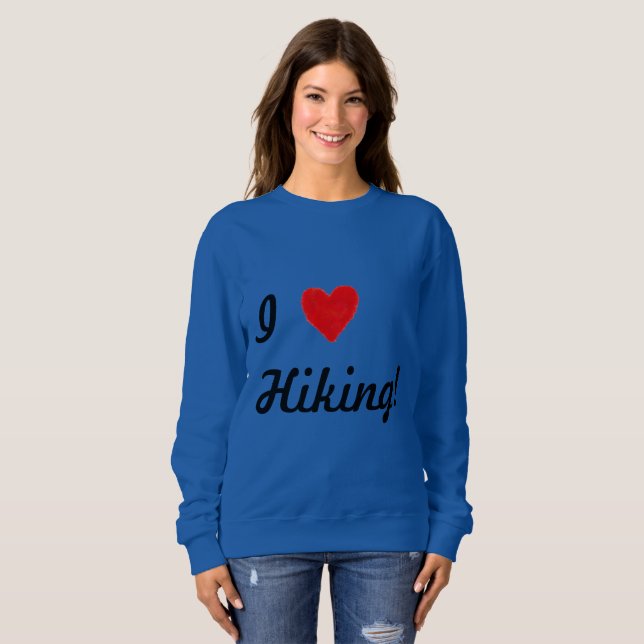 JAG ÄLSKAR Vandring T Shirt (Hel framsida)