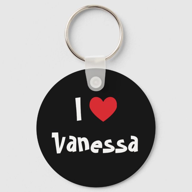 Jag älskar Vanessa Nyckelring (Framsida)