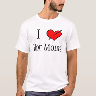 Jag älskar varm mammor tee shirt