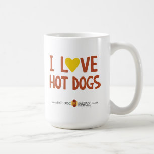 Jag älskar varmkorvar 4 kaffemugg