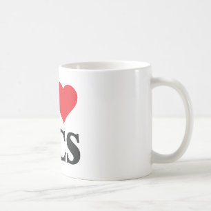 Jag älskar västkustengunga kaffemugg