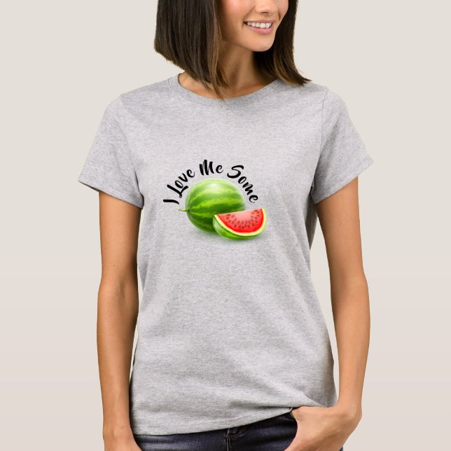 Jag älskar vattenmelon t shirt (Framsida)