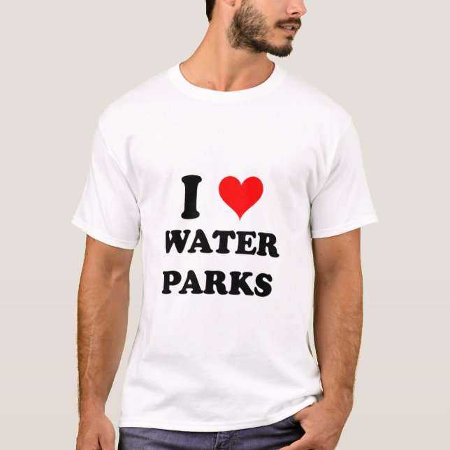 Jag älskar vattenparker tee (Framsida)